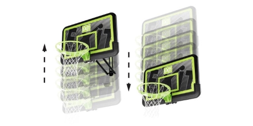 Panier de Basket Mural Réglable en hauteur Black Board