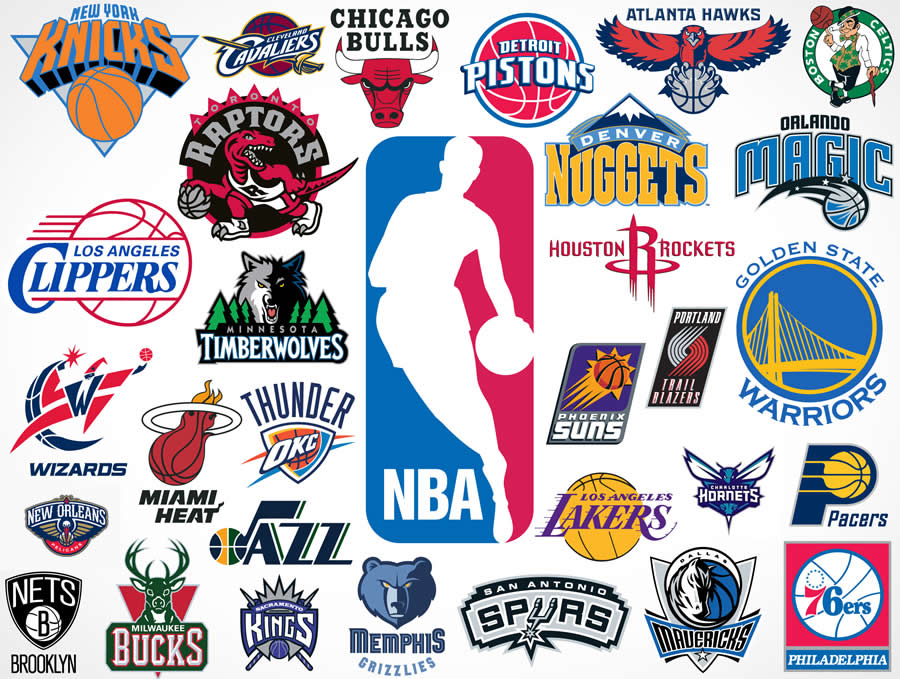 NBA Live     Mini-panier-de-basket-nba-logo-equipes